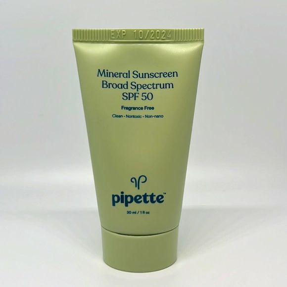 Pipette Skincare Pipettemineral Sunscreen Broad Spectrum Spf 5